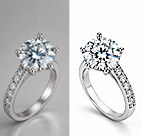 Jewellery Retouching before and after
